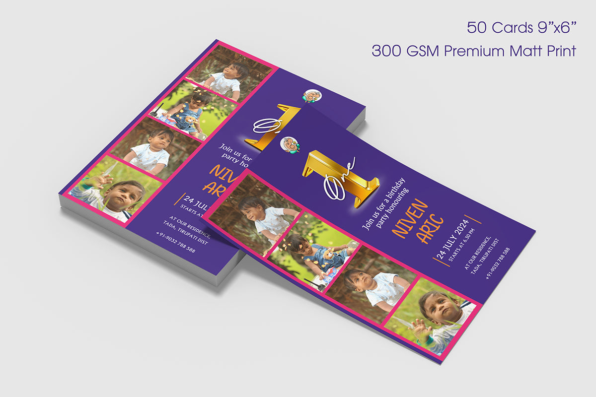 Birthday Invitation Templates, Editable and Printable