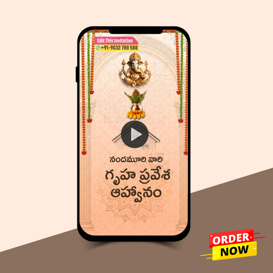 griha pravesh House warming invitation video