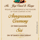 English Traditional Annaprasana Invitation Card Template Eiding Online