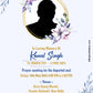 Funeral Invitation Card Design in English - D14