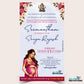 Hindu Baby Shower Invitation in English - ES003
