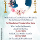 Telugu Pedda Karma Invitation Card with  Designs and Add Photo Background