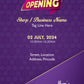Business Grand Opening Invitation Card - ES001