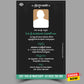 Telugu Shradhanjali Invitation Card,